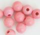  Round Plastic Beads from Italy - Pink - 7mm - pkg of 180   (Minimum quantity purchase is 1)