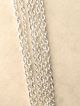  Continuous Rosary Chain - Silver OX  0.6mm Italian Heavy Duty - 4 ft   (Minimum quantity purchase is 1)