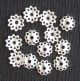   Bead Caps 6mm Silver Oxidized - pkg of 240  *   (Minimum quantity purchase is 1)