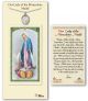 Pewter Miraculous Medal with Prayer Card