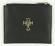  Genuine Leather Black Rosary Case - 4 x 3