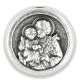  St Joseph / Holy Family Metal Image Beads - pkg of 12*   (Minimum quantity purchase is 1)
