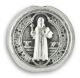  St Benedict Round Metal Rosary Beads - 6mm Pkg 12   (Minimum quantity purchase is 1)