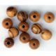  Olive Wood Round 8mm Beads from Bethlehem - Pkg of 60    