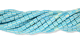 Polymer Clay Beads, Blue Stripe, 6.5mm - 16