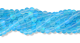 Holographic Beads in Aqua Blue, 8mm - Pkg 60   (Minimum quantity purchase is 1)