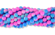 Cotton Candy Ceramic Beads, 8 mm - Pkg 60 (Minimum quantity purchase is 1)
