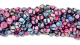 Dzi Agate Beads in Pink and Blue - Pkg 60     (Minimum quantity purchase is 1)