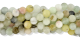 Dyed Jade Beads in Light Green, Orange and Cream, 8mm - Pkg 60  (Minimum quantity purchase is 2)