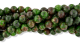 Dyed Jade Beads in Green and Red, 8mm - Pkg 60    (Minimum quantity purchase is 2)