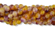 Dyed Jade Beads in Purple, Yellow and Cream, 8mm - Pkg 60   (Minimum quantity purchase is 1)