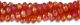   Glass Crystal Rondelle Beads 6 x 8 mm -  Orange Coral - 16 inch strand * (Minimum qty. purchase is 1) 