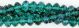  Glass Crystal Rondelle Beads 6 x 8 mm - Green - 16 inch strand  