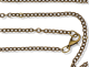 Bronze Chain with Clasp - 22