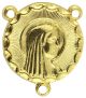  Our Lady of Fatima Gold Tone Centerpiece - 7/8