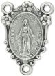  Ornate Oval Miraculous Medal Rosary Center **   (Minimum quantity purchase is 2)