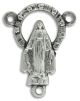   Large Miraculous Medal Rosary Center  (Minimum quantity purchase is 3)