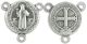 St Benedict  Rosary Center 3/4 inch   (Minimum quantity purchase is 5)