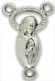   Virgin Mary with Crown of Stars / Sacred Heart Jesus Centerpiece - 13/16