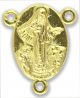  Our Lady of Medjugorje / St James Church Gold Tone Center - 11/16