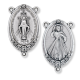XL Miraculous Medal Center Piece (Divine Mercy) - 1 3/4