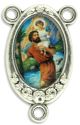   St Christopher Color Image Center Piece (Minimum quantity purchase is 3)