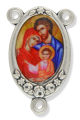 Holy Family Color Image Center Piece (Byzantine) - 1 inch   (Minimum quantity purchase is 3)