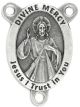 Divine Mercy / St Faustina Centerpiece - Silver Ox, 1