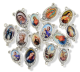  Mix and Match Full Color Rosary Center Piece Assortment     (Minimum quantity purchase is 6)