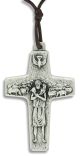  Pope Francis Cross Pendant with Cord      (Minimum quantity purchase is 1)