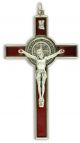   St Benedict Red Crucifix - 4 3/4
