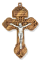  Pardon Indulgence Olivewood Crucifix / Pendant - 3 3/4