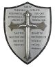 Armor of God Wall Plaque, Ephesians 6:16-17 -  6.5