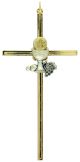  First Communion Cross with the Holy Eucharist, Two Tone - 6