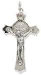  St. Benedict Flared Edge Crucifix,  - 3 1/8