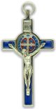 St. Benedict Straight Edge Crucifix with Cord, 3-1/4