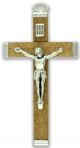 Italian Hardwood Crucifix with Metal Cladding 1-3/4 in.  (Minimum quantity purchase is 1)