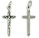  Rosary Crucifix - 3 Bar Silver Oxidized 2.5 cm   (Minimum quantity purchase is 5)