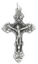   Fleur-de-Lis Loreto Crucifix 1-5/8 inch (Minimum quantity purchase is 1)