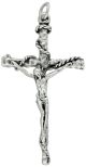   Large Crucifix with Rope Detail  - 2 1/8