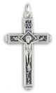 Fatima Vine and Sunburst Detail Crucifix -1 3/4