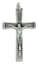   Flared and Textured Crucifix - 1 5/8