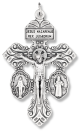   3-Way Pardon Indulgence Crucifix with St. Benedict and Miraculous Medals - 2-1/8 inch (Minimum quantity purchase is 1)