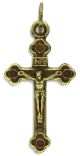  Small Byzantine Crucifix - 1 inch Bronze     (Minimum quantity purchase is 3)