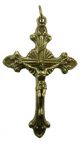     Flared Sunburst Crucifix - 2 inch Bronze  (Minimum quantity purchase is 1)