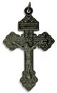 Superior Quality Pardon Indulgence Crucifix with Gun Metal Finish - 2 1/8