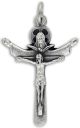 Holy Trinity Tertium Millennium Crucifix - 1-3/8