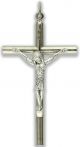  Simple Cylinder Crucifix, Two Piece - 1 15/16 inch (Minimum quantity purchase is 1)