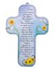    Picture Cross on Wood - Our Father prayer 5 inch  