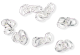  Heavy Duty Precut Rosary Chain 0.70 mm - Soldered Silver OX 4 link - 100 pcs     (Minimum quantity purchase is 1)